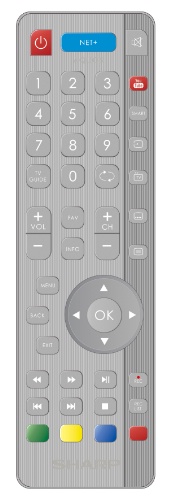 Replacement remote control - SHW/RMC/0111 - RF - SHW/RMC/0111