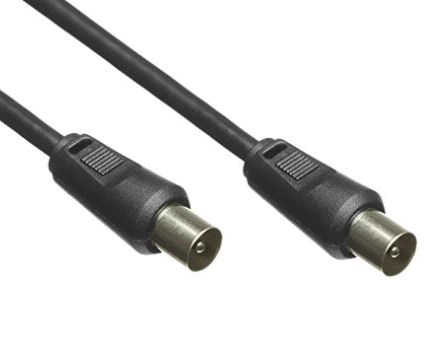 RF Cable Male to Male 1.5m (Black) - RMU/CAB/0070