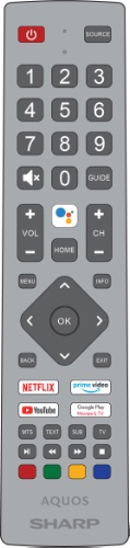 Replacement remote control - SHW/RMC/0133 - SHW/RMC/0133
